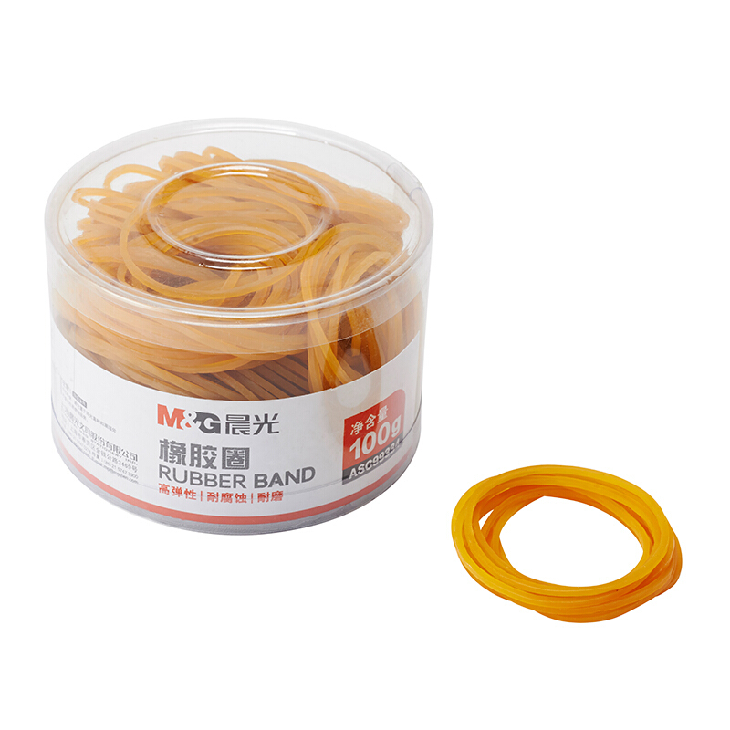 晨光（M&G） ASC99334  辦公橡膠圈 橡皮筋 乳膠圈 筒裝皮筋100g _http://m.cuic.org.cn/img/images/C201903/1551688547101.jpg