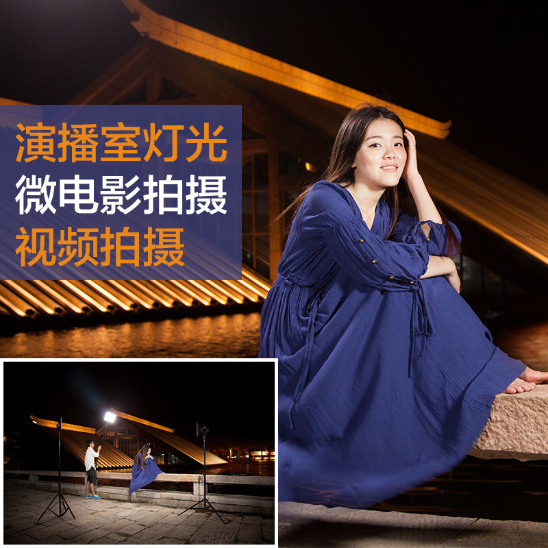 神牛（Godox）LED500補光燈攝影燈led常亮影視燈雙色溫攝像燈影室燈_http://m.cuic.org.cn/img/images/C202103/1617087379784.jpg
