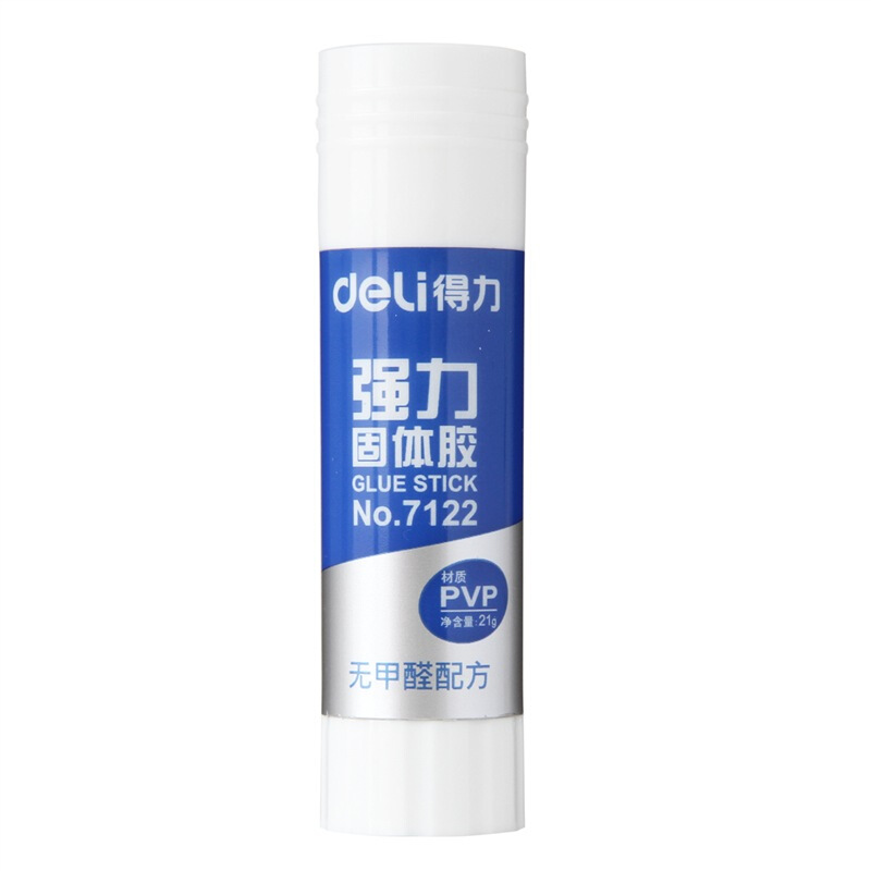 得力（deli） 7122 21g pvp材質強粘性固體膠棒