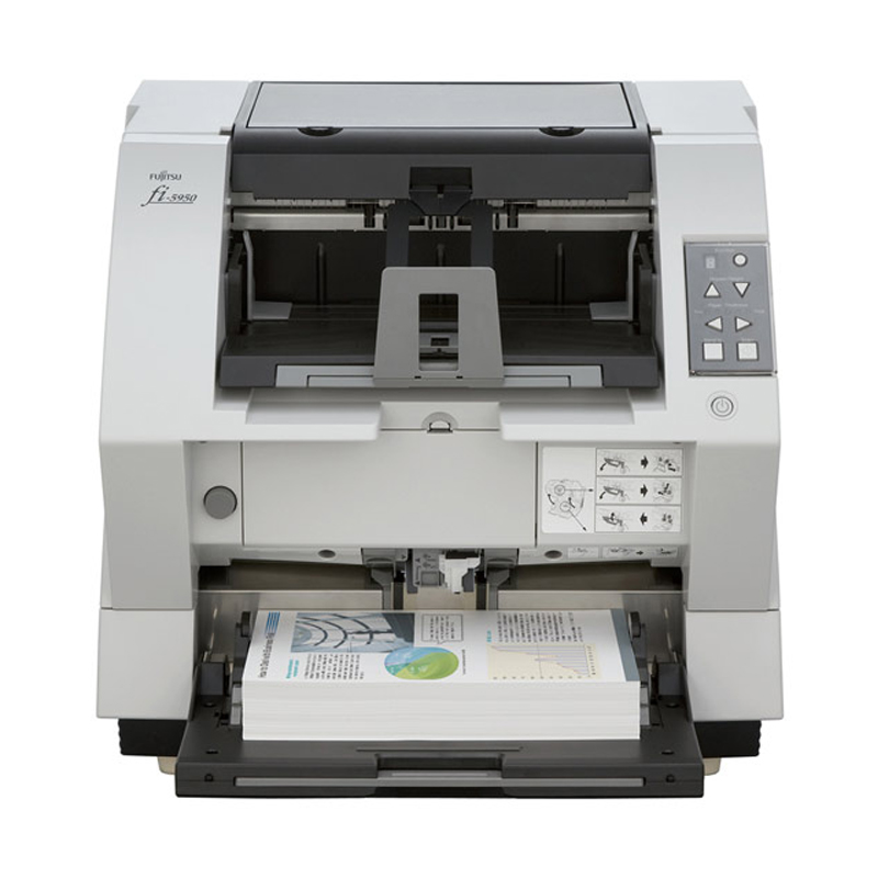 富士通（Fujitsu） Fi-5950 饋紙式掃描儀 高速雙面自動進紙 (135頁270面/分鐘) 