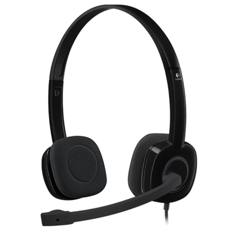 羅技（Logitech） H151 立體聲耳機麥克風 黑色