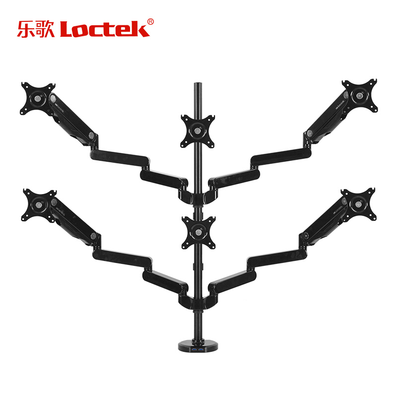 樂歌（Loctek） Q5S 六屏顯示器支架 全鋁電腦支架 旋轉伸縮支架_http://m.cuic.org.cn/img/sp/296/fa5dfbab-357a-450b-8552-e812ace809d2.jpg