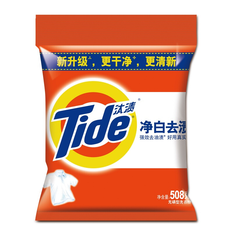 汰漬（TIDE） 凈白去漬 無(wú)磷洗衣粉 508g