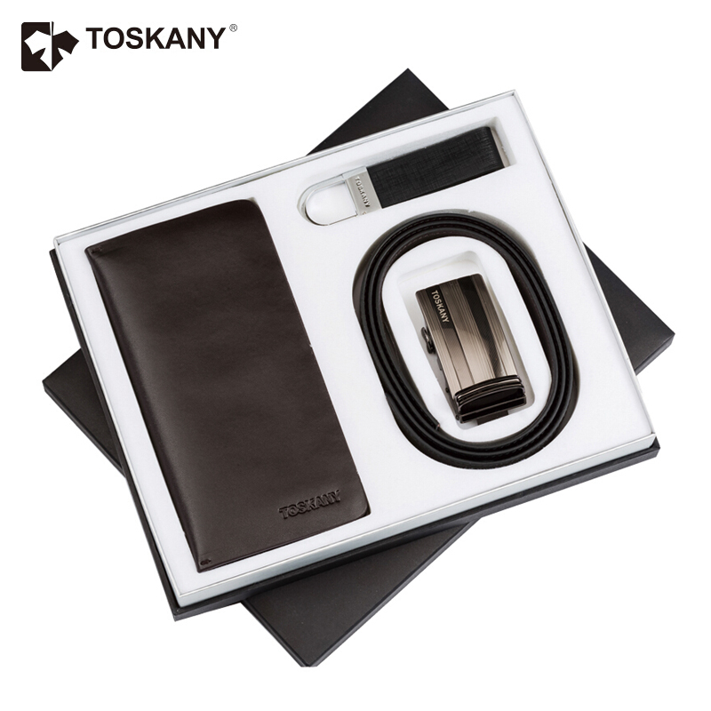 托斯卡尼（TOSKANY） TL66616 男士商務禮盒三件套（錢夾/皮帶/鑰匙扣）